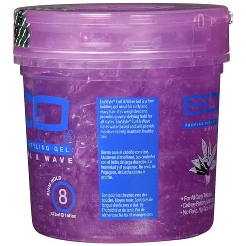 ECOCO EcoStyler Styling Gel, Curl and Wave, 16 oz (Pack of 2)