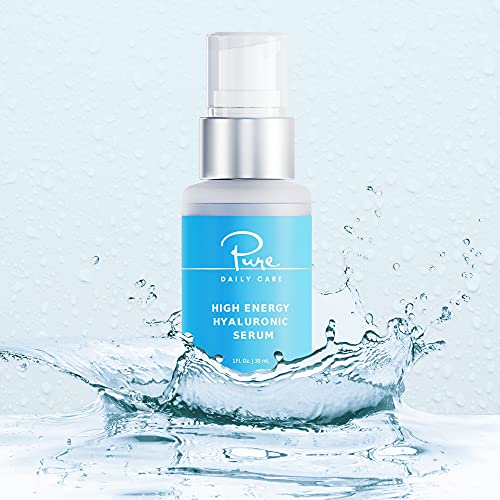 Pure Daily Care High Energy Hyaluronic Serum 1oz - Hydrating Skin Plumping