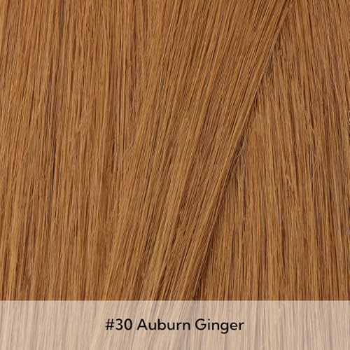 Auburn Ginger Hair Extensions Tape-In 18 Inch 10pcs Human Hair Highlight Set