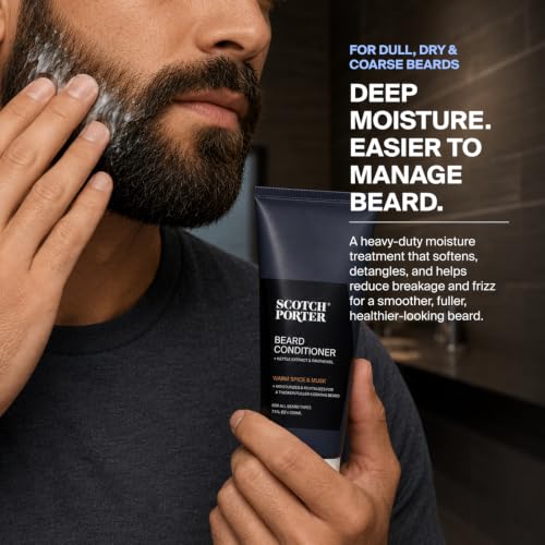 Beard Conditioner - Biotin & Shea Butter, 7.1oz, 2-Pack - Hydrate & Nourish