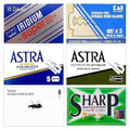 Razor Blades Club 35 Quality Double Edge Razor Blades Sampler (6 different brands)