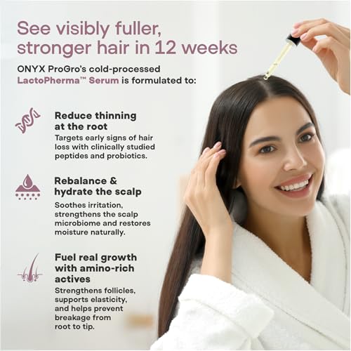 Hair Growth Serum for Women & Men – Oil-Free, Peptide & Biotin Formula