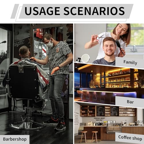 Magnetic Barber Organizer Mat with 3 Slots - Professional Salon Tool Station, 16.5x12.5, Non-Slip Silicone