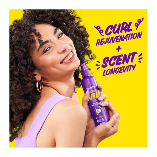 Curl Refresher Spray for Wavy & Curly Hair - Moisturizing Coconut & Jojoba Oil, 8.5 fl oz, Pack of 2