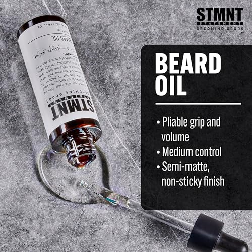 Moisturizing Beard Oil with Natural Oils - Silicone Free, 1.6 oz