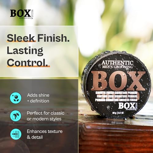 Men's Pomade for Sleek, Polished Hair - Strong Hold & Shine, 80g