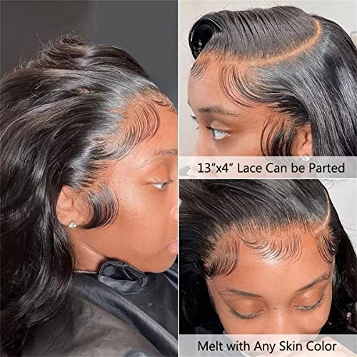 14 Inch Body Wave HD Lace Frontal Human Hair 13x4 Brazilian Virgin Closure