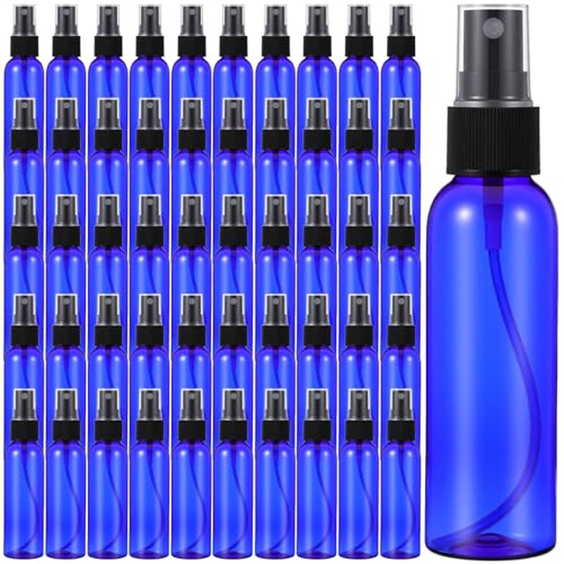 100 Pieces 10 ml Spray Bottles Plastic Perfume Bottles Empty Fine Mist Perfume Bottle for Essential Oils Supplies(Assorted Color)