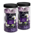 Sleep Lavender Chamomile Bath Bomb Gift Set - Relaxing Spa Soak with Coconut Oil & Vanilla Citrus - 2 Pack, 17.5 oz