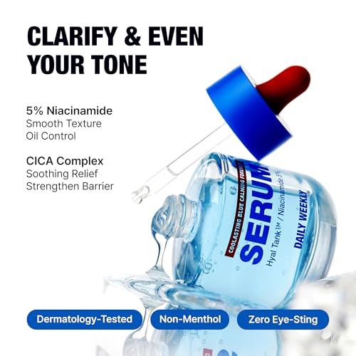 Men's Cooling Niacinamide Serum for Acne Marks & Hydration - 50ml
