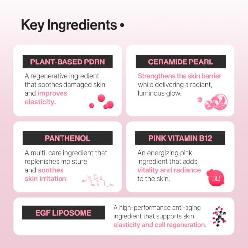 Pink Vitamin PDRN Bubble Serum for Skin Barrier & Hydration - Firmness