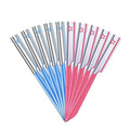 10 Pieces Eyebrow Razor for Women Facial Shaver Razor Brow Shaper Eyebrow Trimmer Dermaplaner Shaping Tool with Cover (Pink+Blue)