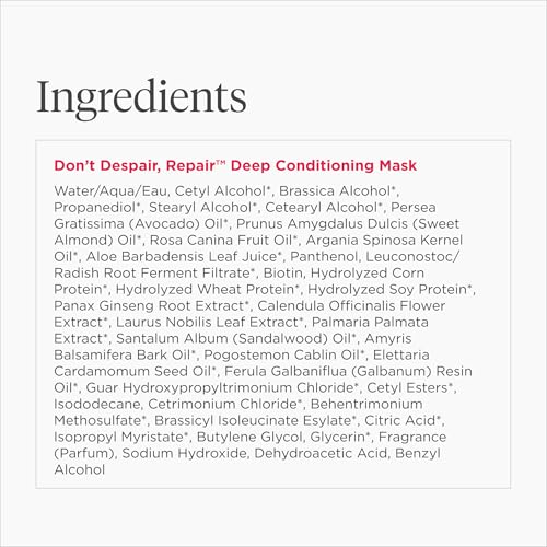 Briogeo Don't Despair, Repair! Deep Conditioning Mask, Deep Conditioner for Dry Damaged or Color Treated Hair, Prevent Future Breakage, Protein Mask for Stronger Hair, Vegan, Cruelty-Free, 8 fl oz