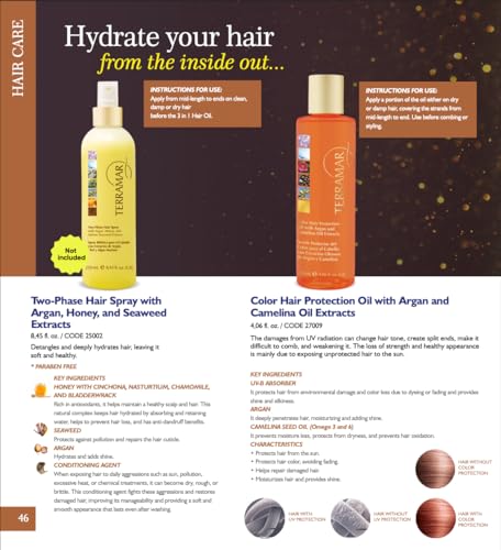 Hair Oil for Color-Treated Hair with UV Protection & Shine Boost, 120ml