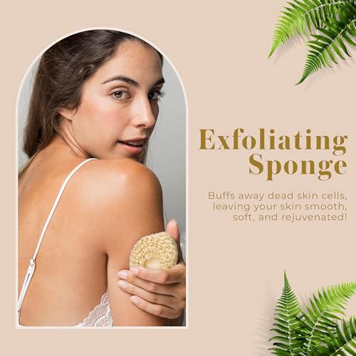 Bella Ciao 6-Piece Body and Skincare Set, Women¡¯s Beauty Travel Basket, Spa Gift Set, Bath Accessories, Includes Face Massage Roller, Hair Brush, Exfoliation Tools, and Decorative Wooden Tray