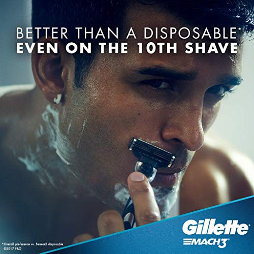 Gillette Mach 3 Razor Refill Cartridges 8 Count - Pack of 8