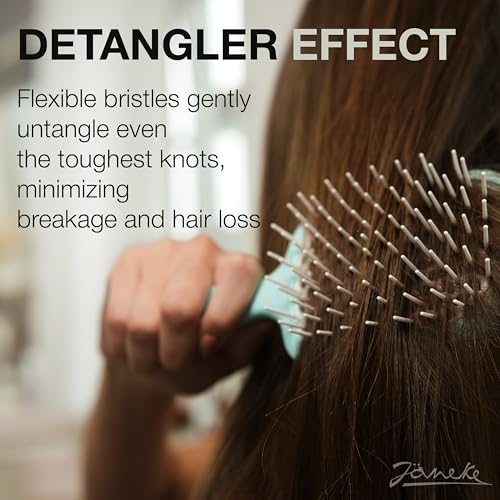 Vented Detangling Hair Brush for All Hair Types - Anti-Static, Heat-Resistant Styling Tool