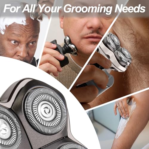 Pro 4 Shaver Replacement Blades Pack of 12 for Skull & Head Grooming - Compatible with Gold, Platinum & More