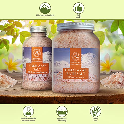 Himalayan Pink Salt Crystal Bath Soak - Relaxation, Detox & Stress Relief, 46 oz