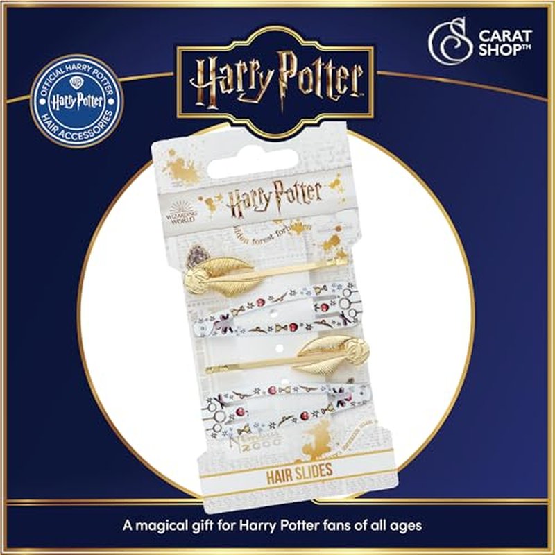 Harry Potter Golden Snitch Quidditch Hair Clip Set by The The Carat Shop