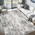 Large Washable Abstract Area Rug 6x9 Feet - Non-Slip Soft Modern Carpet for Living Room & Bedroom