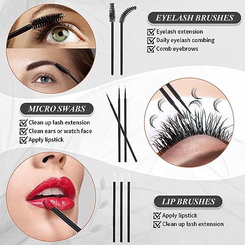 Eyelash Extension Practice Kit with Mannequin Head & Tools - Lashes Kit 2