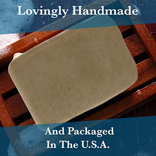 Dead Sea Facial Care Bar Combo 3.5 oz Pack of 4 - Handcrafted, Unscented for Combination Skin