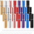21-Pack Refillable Perfume Atomizer Bottles 5ml Multi-Color Travel Set