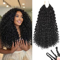 14 Inch Curly Crochet Hair - 120 Strands Pack of 8 for Black Women