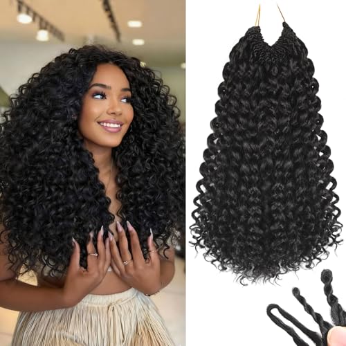 14 Inch Curly Crochet Hair - 120 Strands Pack of 8 for Black Women