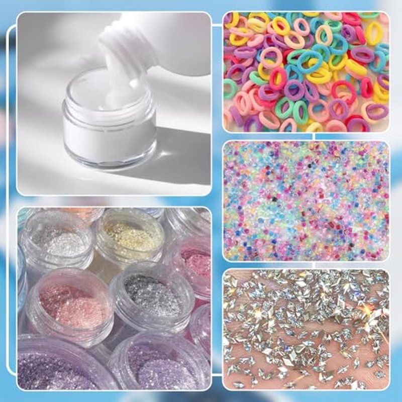 BENECREAT 16 Pack 1.97"x1.1" (30ml) Empty Clear Plastic Bead Storage Container jar with Rounded Screw-Top Lids for Beads, Nail Art, Glitter, Make Up, Cosmetics and Travel Cream