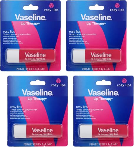 Vaseline Lip Therapy Rosy Lip Balm Set - 20 Pack, Nourishing & Hydrating