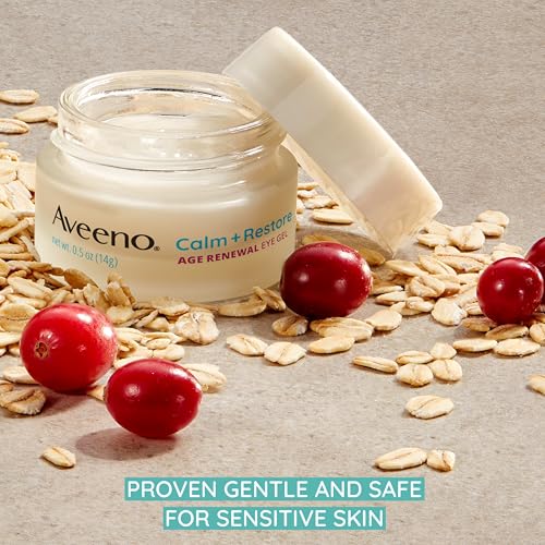 Aveeno Calm + Restore Age Renewal Eye Gel - Fragrance-Free, 0.5 oz
