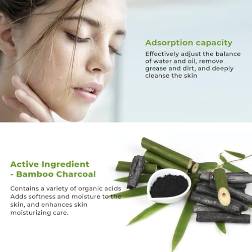 Blackhead Remover Mask for Face: Black Peel Off Face Mask ? Charcoal Peel Off Face Mask for Oily & Combination Skin ? Refreshing Botanical Formula, 2.8 fl oz