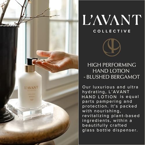 Refillable Plant-Based Hand Lotion with Bergamot Scent - 10 Fl Oz