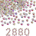 Crystal AB Flat Back Rhinestones Bulk SS30 2880pcs for Crafts Nails & Decor - Beadsland