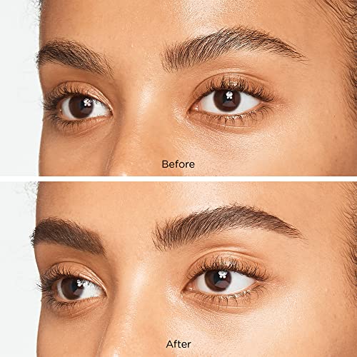JOAH Brow Down To Me Dual Brow Pencil and Gel, Triangular Tip, Tinted Gel, Long-Lasting Vegan Formula, Smudge-Free Pencil Tip, Lightweight, Water-Resistant, Brunette