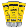 Got2b Glued Styling Spiking Hair Gel, 6 oz (Count of 3)
