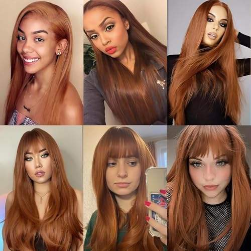 Yuksoocosh Light Brown #30 Human Hair Bundles 8-30 Inch Straight Brazilian Virgin Hair