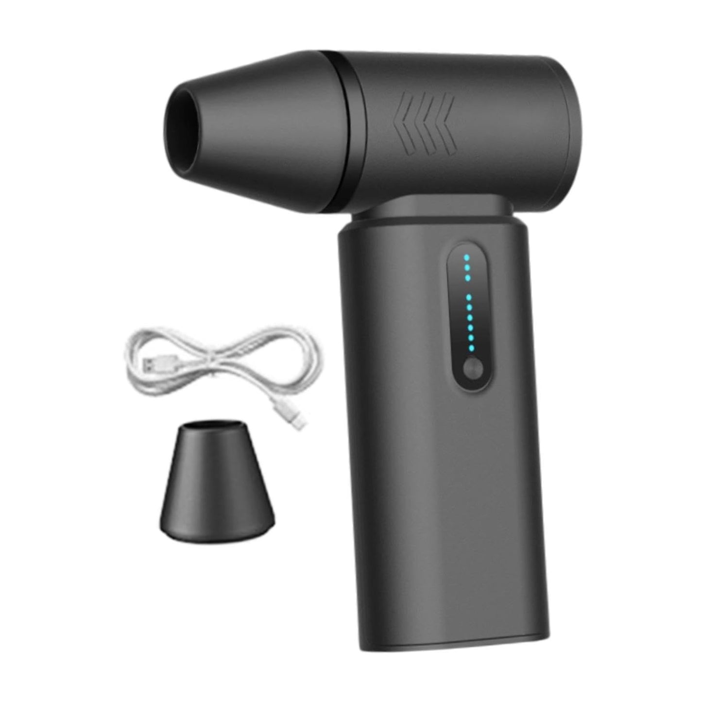 BLWOTMOR Mini Jet Dry Blower Hair Dryer Multi-use Turbofan Turbine Snow Blower for Cleaning of Keyboards & Laptop Hair Cleaning, Black