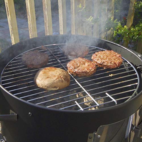 Realcook 17 Inch Steel Charcoal Smoker - Classic Vertical BBQ Grill