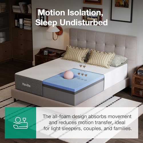 NanoGel Memory Foam Mattress Twin - Cool, Supportive, Motion Isolation