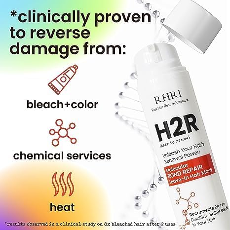 Rida Hair Research Institute Deep Repair Hair Mask for Damaged, Frizzy & Split Ends