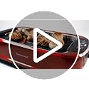 Techwood Smokeless Indoor Grill - Single Rose Red Non-Stick Plate, 1500W Portable Electric Korean BBQ