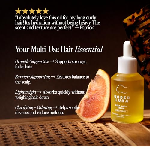 Deep Magic Targeted Scalp & Hair Treatment Serum - Vegan, Silicone-Free, 2 fl oz