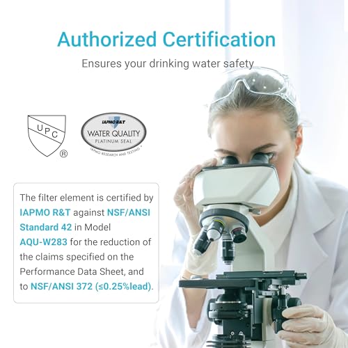 Water Filter Replacement for Elkay 51300C - 3 Pack, NSF Certified, Leak-Free Fit