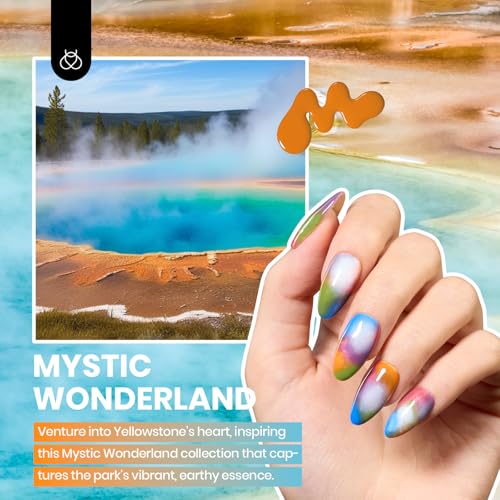 Beetles Fall Gel Nail Polish Set - 36 Colors Mystic Wonderland with Top Coat & Tools