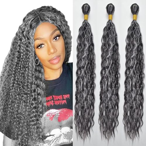 Human Hair Straight Bundles P4/GREY 22 24 26 Inch Brazilian Virgin Remy Sew-In