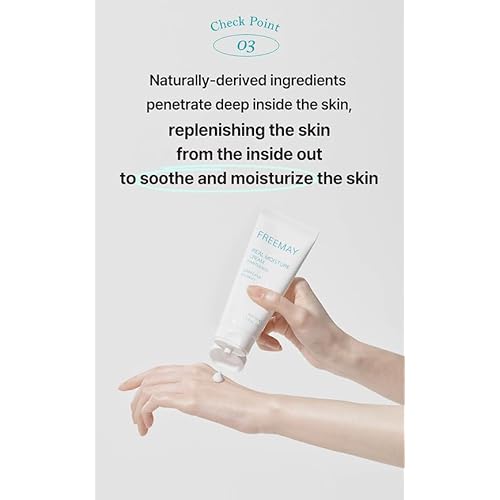 freemay Real Moisture Cream Set (100ml + 30ml), Korean Face Moisturizer for Hydration & Soothing, Vegan, Lightweight, Sensitive Skin Friendly