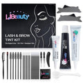 Libeauty Lash Tint Kit with Reusable Dolphin Eye Mask, Eyebrow Tint Kit Black, Large Capacity Eyelash Tint for Salon and Home,15ML